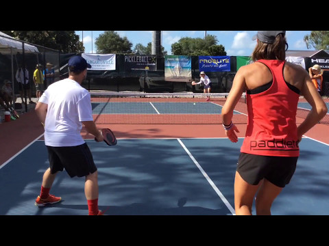 2017 U.S. Open Pickleball Championships - Mixed Doubles Pro - Round 3 - Game 2 of 3