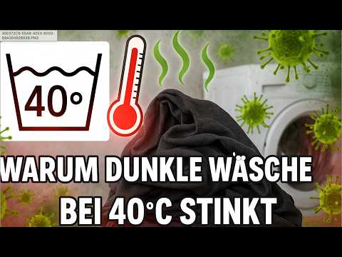Warum dunkle Wäsche bei 40 °C stinkt – und wie du’s ganz einfach vermeidest!