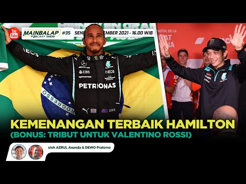 Kemenangan Terbaik Hamilton (Bonus: Tribut untuk Valentino Rossi) - Mainbalap Podcast Show #35