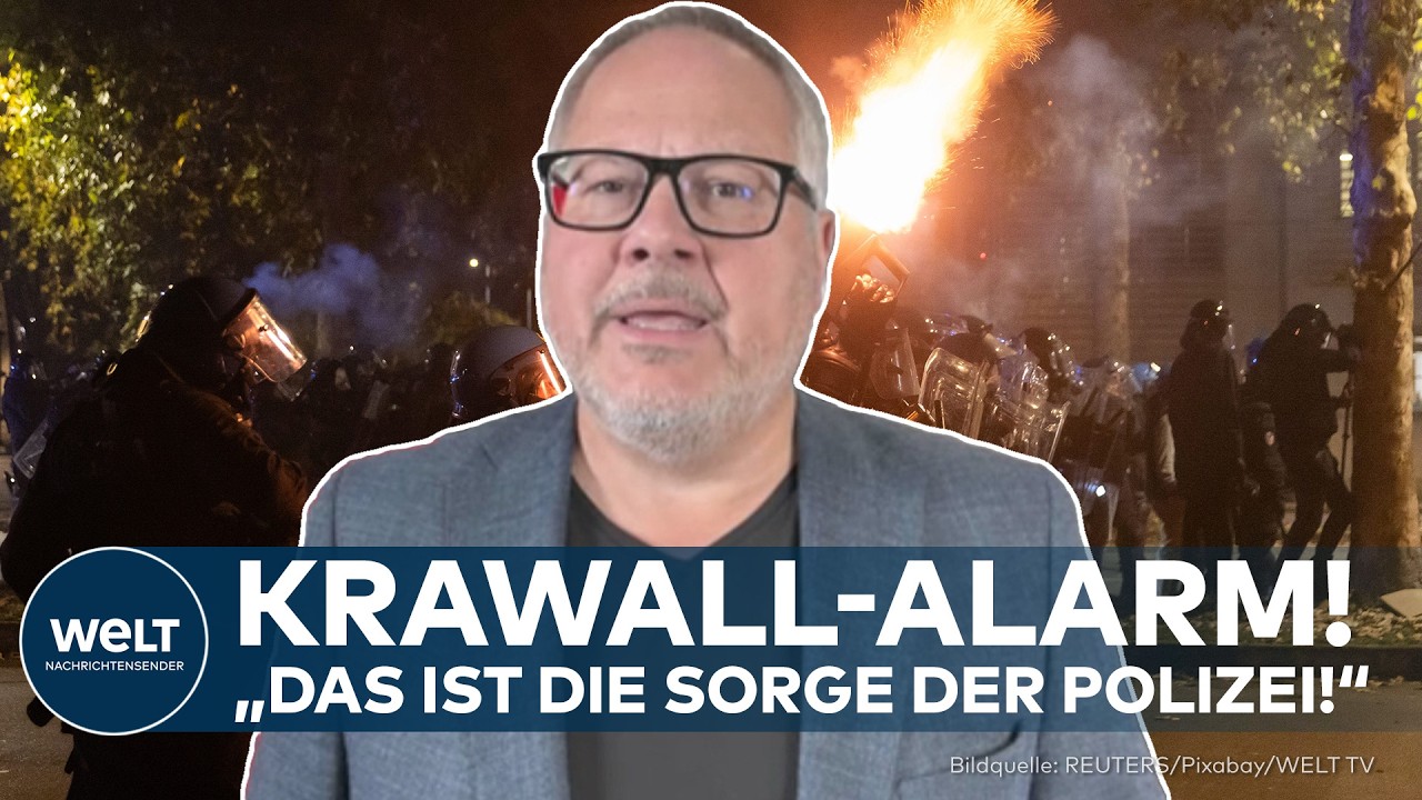 DEUTSCHLAND: KRAWALL ZU HALLOWEEN! "Das ist die Sorge der Polizei!" Radikale Mobilisierung im Netz