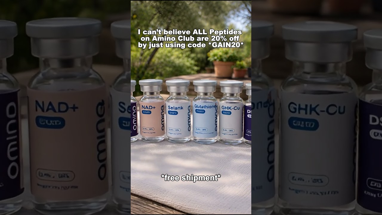 Amino Club offers Free Shipment, use code GAIN20 for 20% OFF #shorts