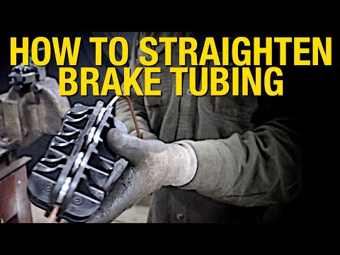 THE EASIEST WAY to Straighten Brake and Fuel Tubing! Eastwood Tubing Straighteners!