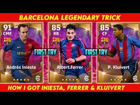 How I Got Barcelona Legendary Player in 1st Try🔥 How To Get Legendary Iniesta Ferrar in eFootball22