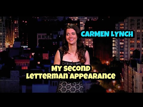 My Second Letterman Appearance - Carmen Lynch