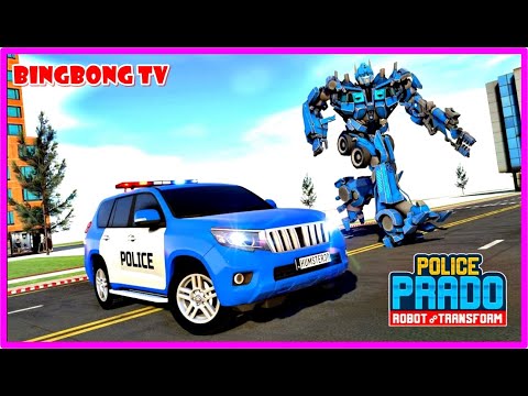 Police Prado Car Robot Transform Games - Police Car Robot - Police Car Simulator | Android Gameplay