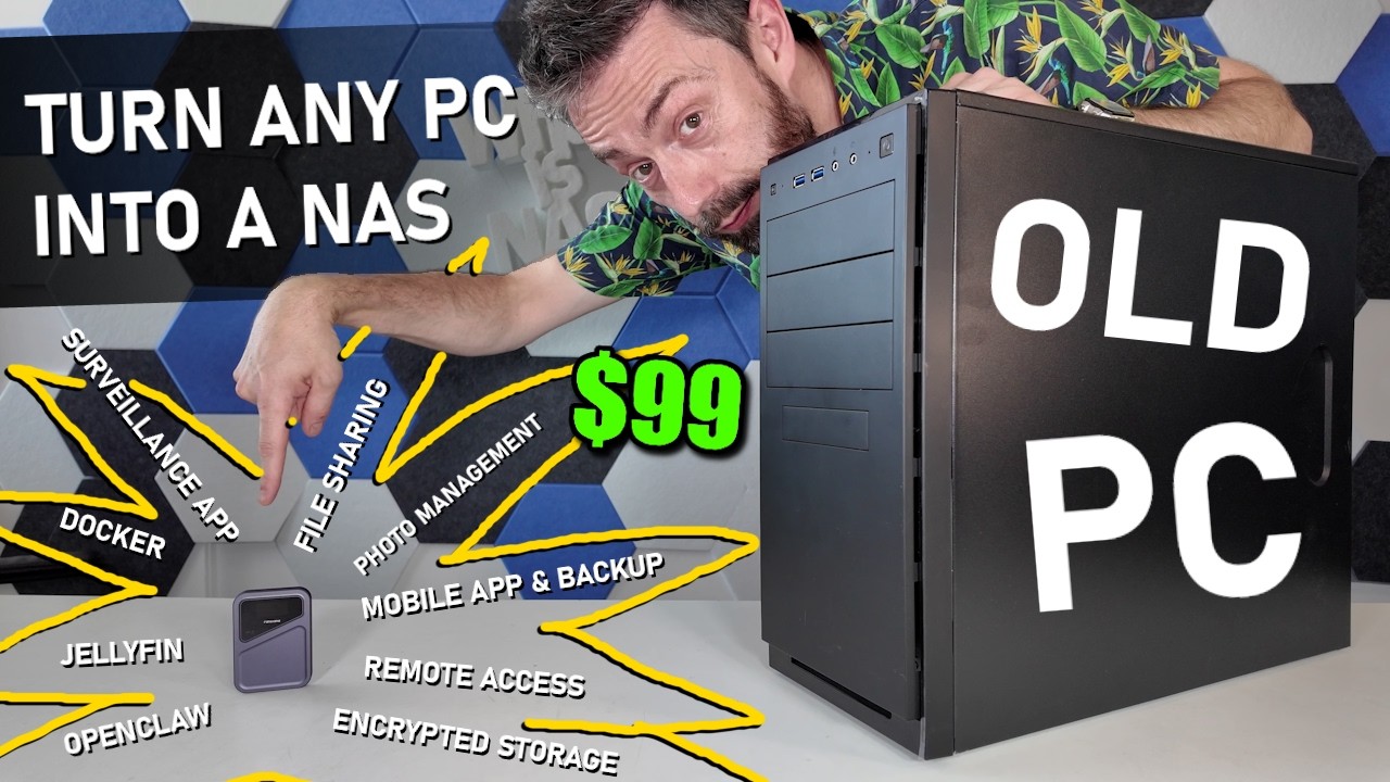 A  USB that can turn your Old PC into a NAS in minutes – the FanX Drive X3