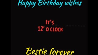 Its 12 oclock happy birthday wishes Whatsappstatus