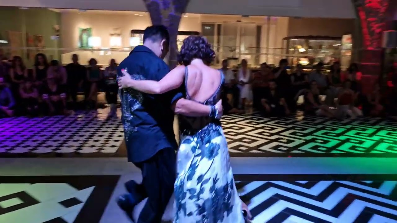 Chicho Frumboli e Juana Spulveda no Milongueros All Aboard em 23/07/22 - 6/6, Na Alameda WOW.