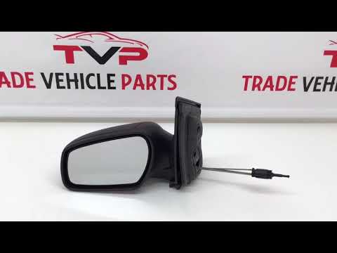 Fits Ford Focus 2005-2007 Door Wing Mirror Manual Textured Passenger Side video
