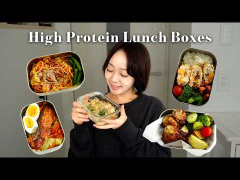5 Easy High-Protein Lunch Ideas!｜Low-calorie but super satisfying