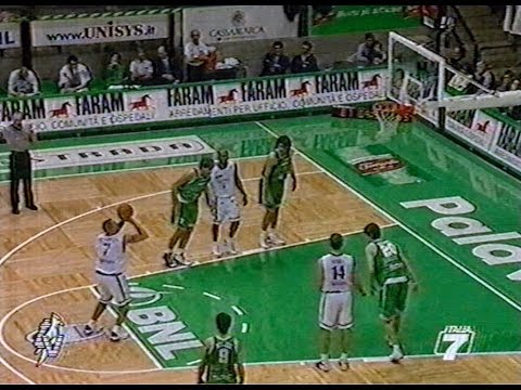 Serie A 2001/'02 Benetton Treviso - Fabriano Basket 112-93