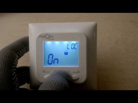 Программирование терморегулятора Profitherm Pro
