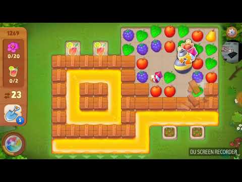 Gardenscapes level 1269, no boosts