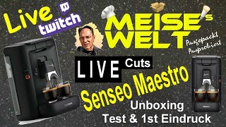 Senseo Maestro (1) - WTF - Unboxing, Test & Erster Eindruck (Live Cut)