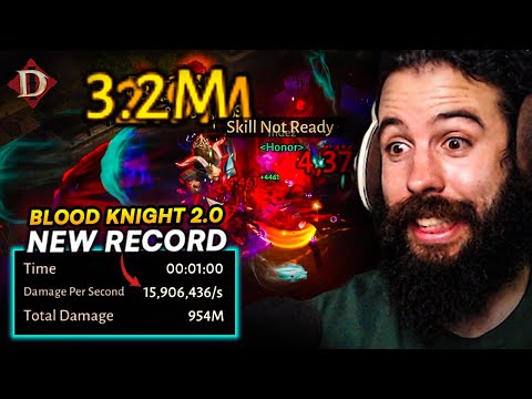STRONGEST Blood Knight Build in Diablo Immortal until NOW!