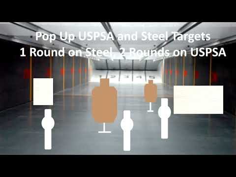 Dry Fire Training - Pop Up USPSA and Steel Targets 
