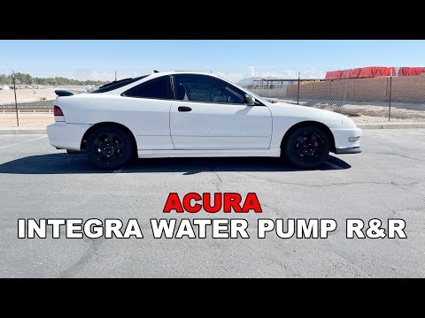 TIMING BELT & WATER PUMP REPLACEMENT ON A 2001 ACURA INTEGRA LS B18B B Series