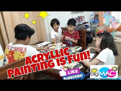 ACRYLLIC PAINTING IS FUN!