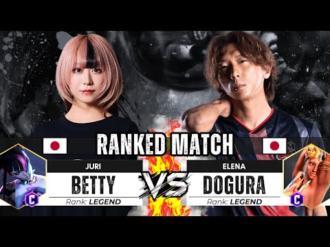 SF6 ▰ DOGURA (Elena) vs BETTY (Juri) INSANE SHOWDOWN ▰ Street Fighter 6