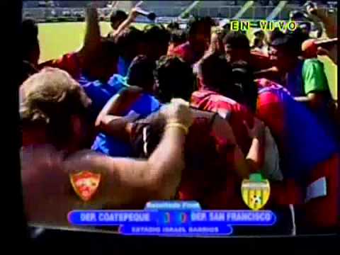 Jimmy Villatoro - Coatepeque 3 (0) - 0 (2) San Francisco - PDA12S/F