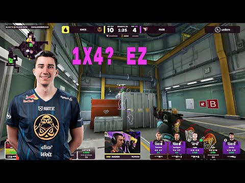 МЕГА КЛАТЧ 1x4 ОТ MADENA В МАТЧЕ ПРОТИВ FAZE CLAN