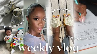 VLOG: GETTING MY LIFE TOGETHER! + ASHER STARTS DAYCARE + UGLY SHOE PARTY |SANNY BEAUTY