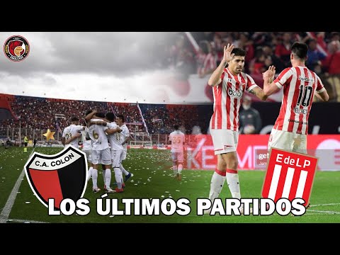 Los ÚLTIMOS PARTIDOS de COLÓN VS ESTUDIANTES LP