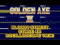 Golden Axe III Bloody Street Stage 4A In Oscilloscope View