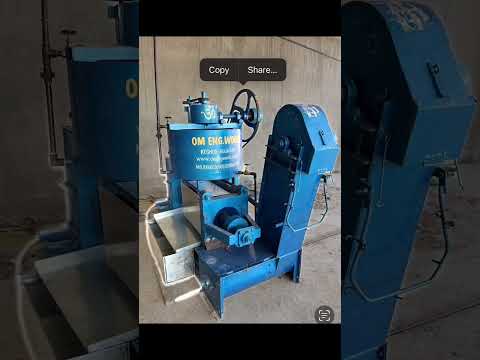 Bolt Oil Extraction Machine