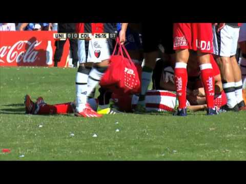 La expulsión de Vegetti. Unión 0 - Colón 0. Fecha 12. Primera División 2016