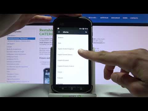 Cómo configurar el idioma en CATERPILLAR S40 - cambiar el idioma