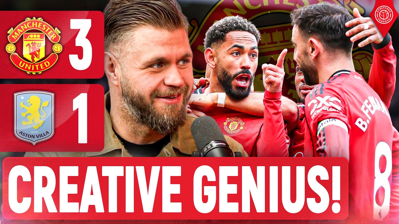 "Bruno Will Get The ALL-TIME Record!" | Stephen Howson REACTS! | Manchester United 3-1 Aston Villa