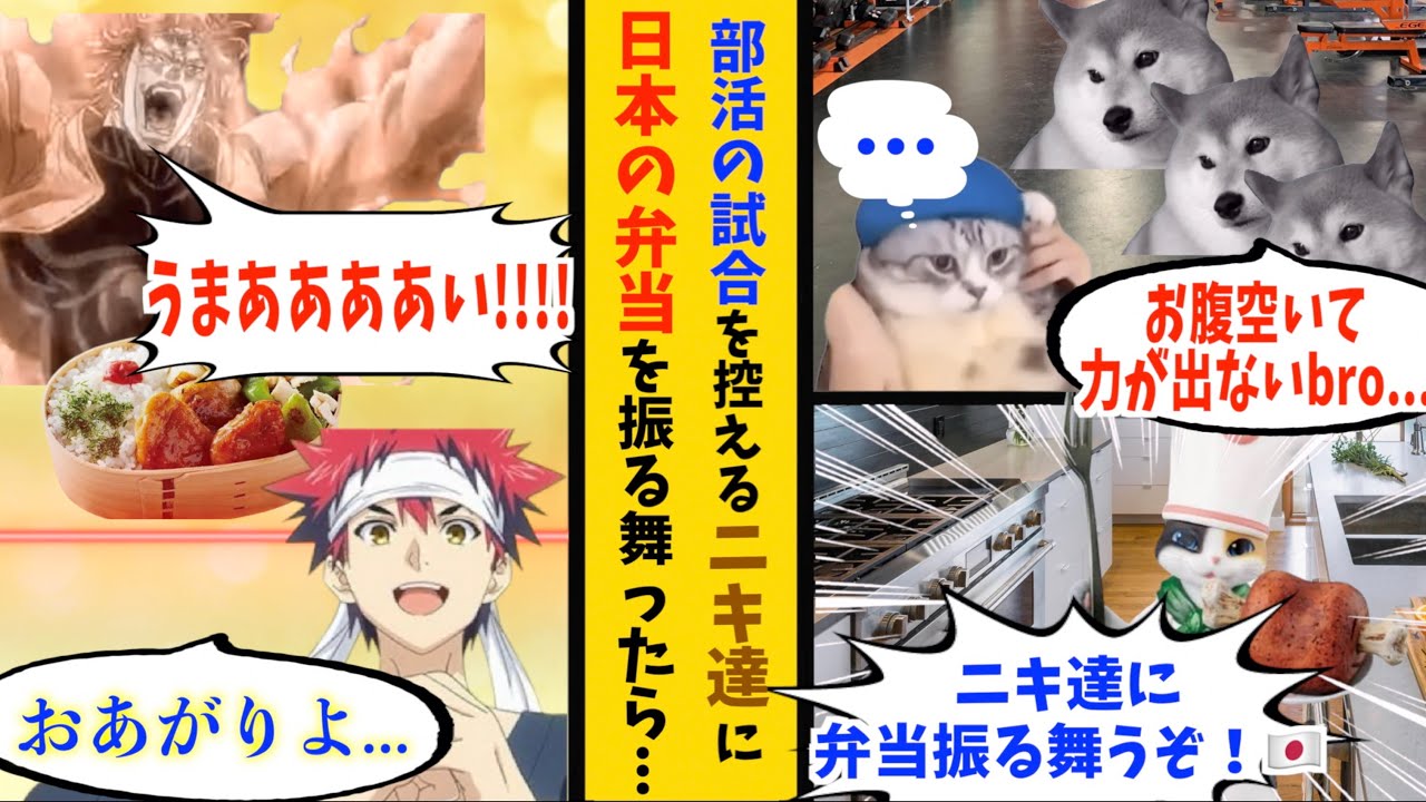 アメリカのニキ達に日本の食べ物を振る舞ったら反応がすごかった【猫ミーム総集編】