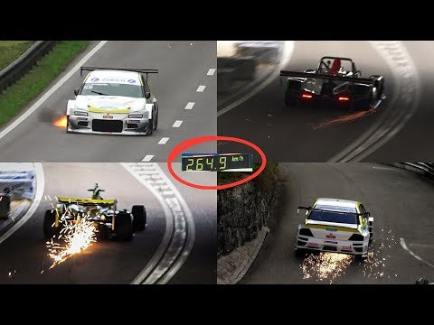 Crazy Flat Out & Big Crash Hillclimb Course de Cote de Saint Ursanne Les Rangiers 2024 | RMrallyCAT