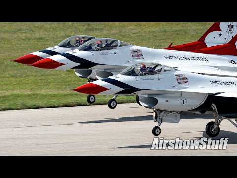 From the Tower! USAF Thunderbirds - Battle Creek Airshow 2025