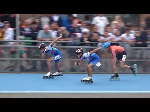 500m 1/2 final jun men 2 (European Championships Inline Skating 2018)