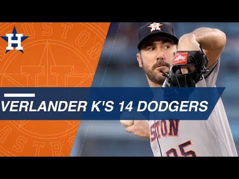 Verlander strikes out 14 Dodgers in WS rematch