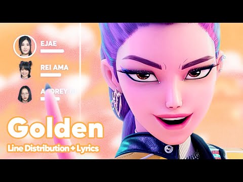 HUNTR/X - Golden (Line Distribution + Lyrics Karaoke) PATREON REQUESTED
