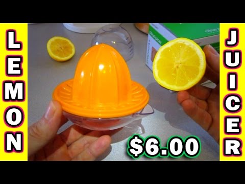 Manual lemon hand juicer review