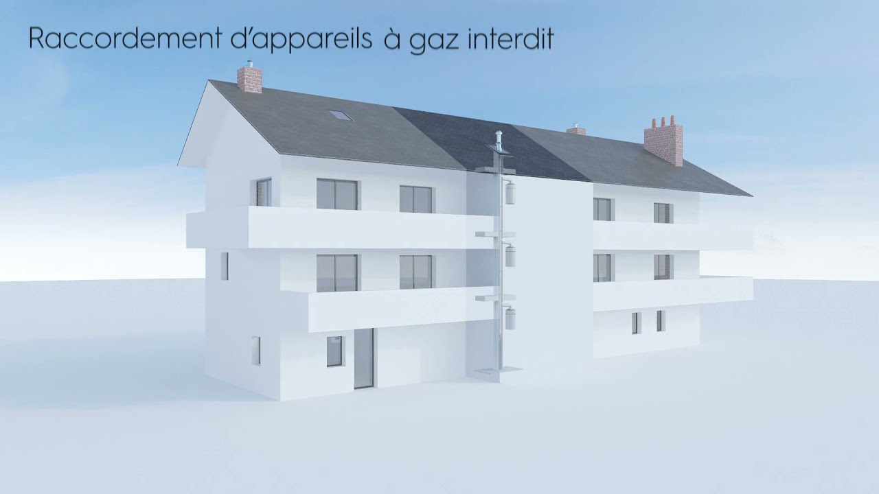Ubbink 3CET - Solution de raccordement de chauffe-eaux thermodynamiques en logement collectif