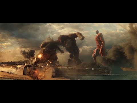 I put Colossal Titan in the Godzilla vs Kong Trailer