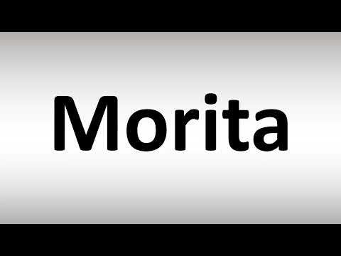How to Pronounce Morita