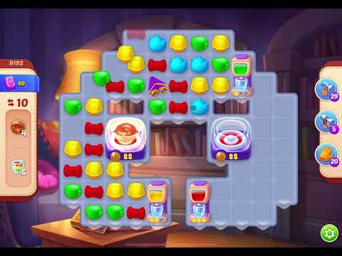 HomeScapes Level 8192 no boosters (18 moves)