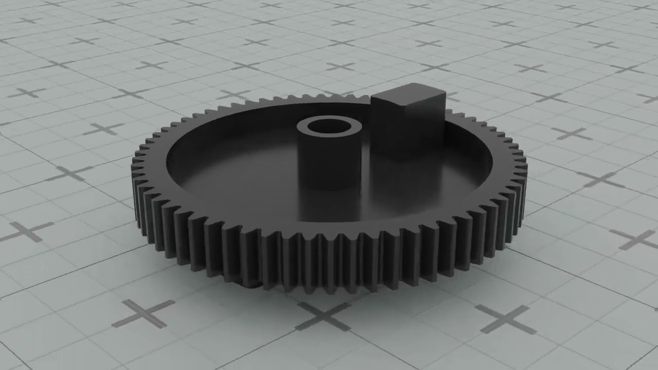 Lock Activator Gear for Mitsubishi Pajero Sport 3D Print Model