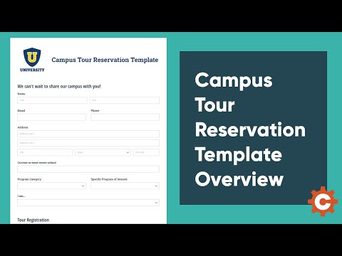 Campus Tour Registration Form Overview - Cognito Forms