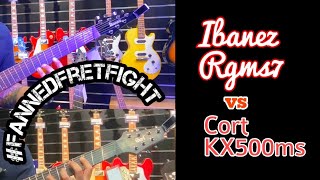 Video thumbnail for Ibanez rgms7 vs Cort KX500ms: Thoughts and Opinions by Sid