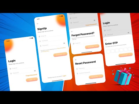 Login UI Kit - SwiftUI - iOS 16 & 17 - Xcode 15 thumbnail