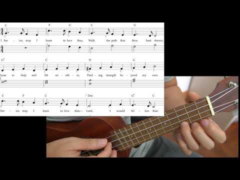 Lord I Would Follow Thee Ukulele Tutorial Play Along Sing Along
