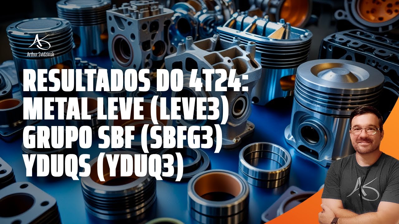 💲 Live da semana: Resultados do 4T24: Metal Leve (LEVE3), Grupo SBF(SBFG3) e Yduqs (YDUQ3)