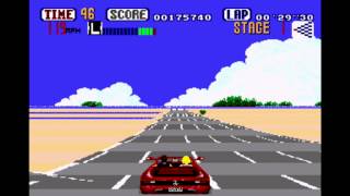 Out Run (Mega Drive/Genesis) Gameplay on a JXD S7800 Android Gaming Device